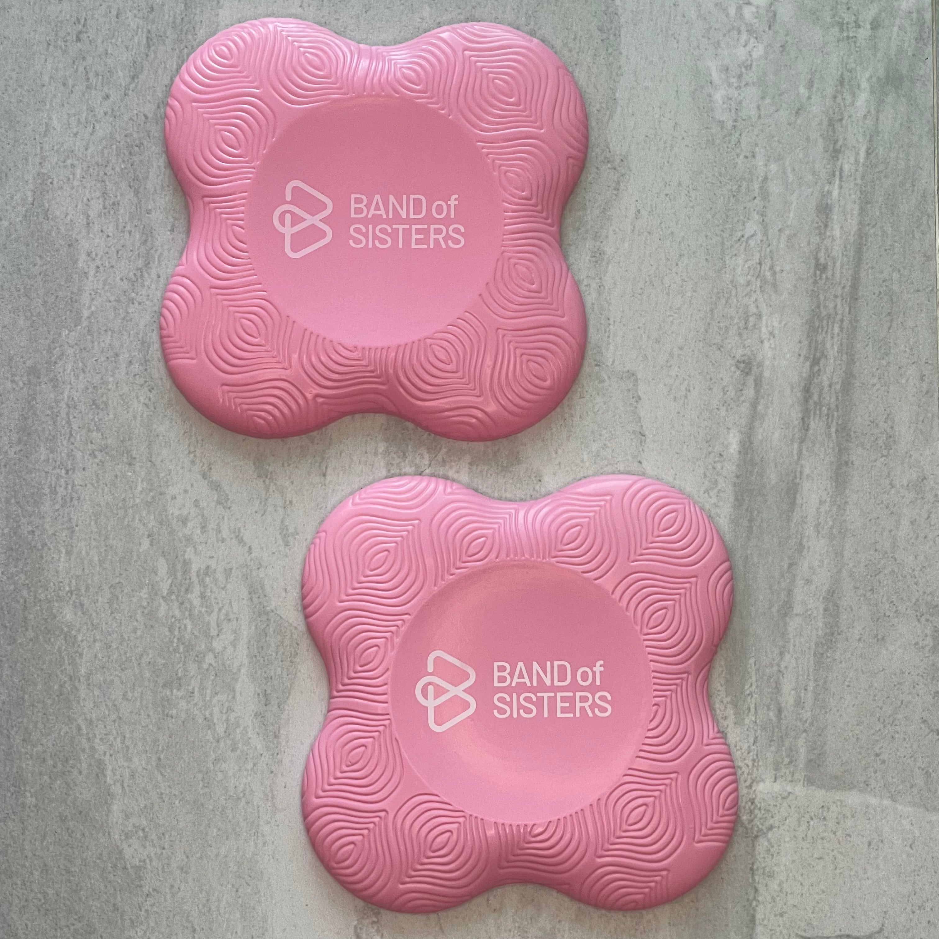 Pink fitness pads